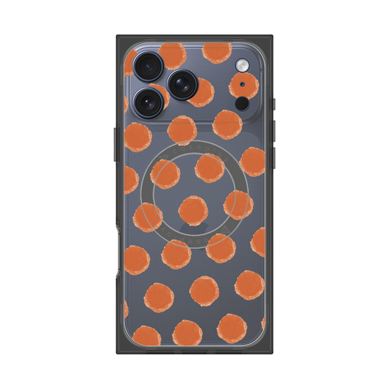 Premium Square Case with MagSafe［ Original - Favorite Color Polka Dots - Red ］