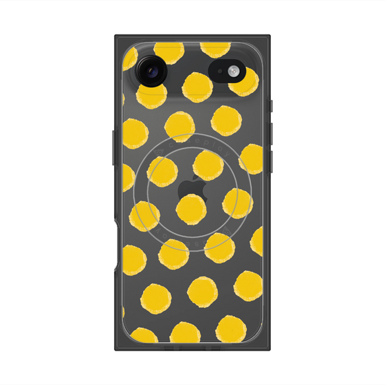 Premium Square Case with MagSafe［ Original - Favorite Color Polka Dots - Yellow ］