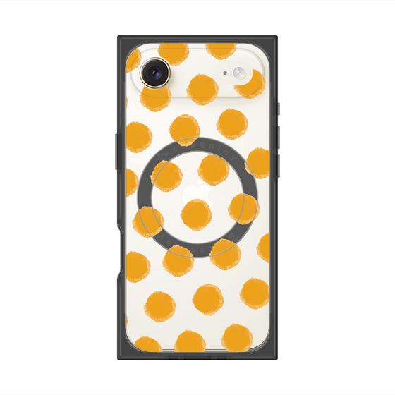 Premium Square Case with MagSafe［ Original - Favorite Color Polka Dots - Orange ］