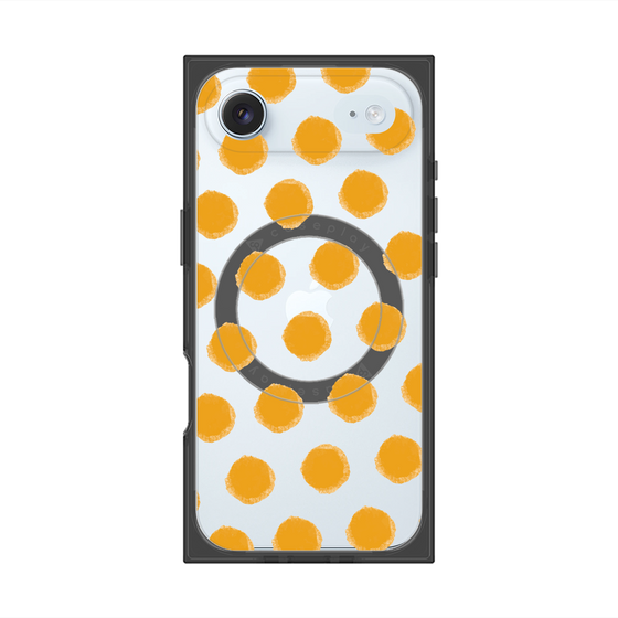 Premium Square Case with MagSafe［ Original - Favorite Color Polka Dots - Orange ］