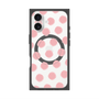 Premium Square Case with MagSafe［ Original - Favorite Color Polka Dots - Pink ］