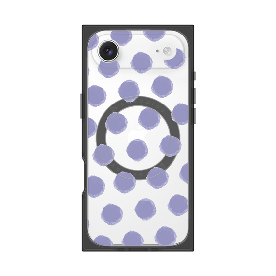 Premium Square Case with MagSafe［ Original - Favorite Color Polka Dots - Purple ］