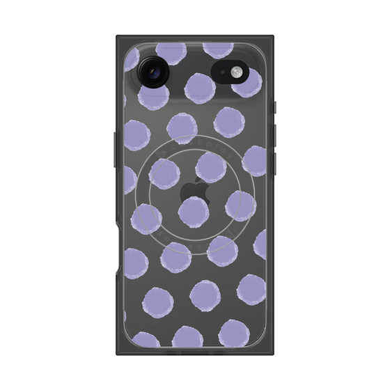 Premium Square Case with MagSafe［ Original - Favorite Color Polka Dots - Purple ］
