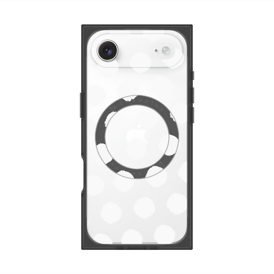Premium Square Case with MagSafe［ Original - Favorite Color Polka Dots - White ］