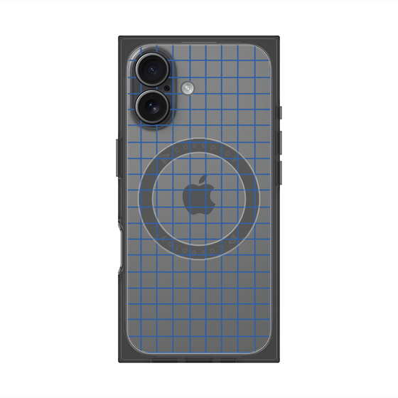 Premium Square Case with MagSafe［ Original - Favorite Color Check - Blue ］