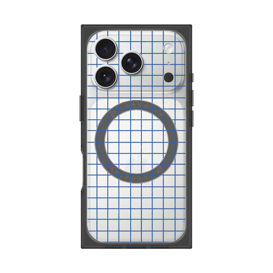 Premium Square Case with MagSafe［ Original - Favorite Color Check - Blue ］