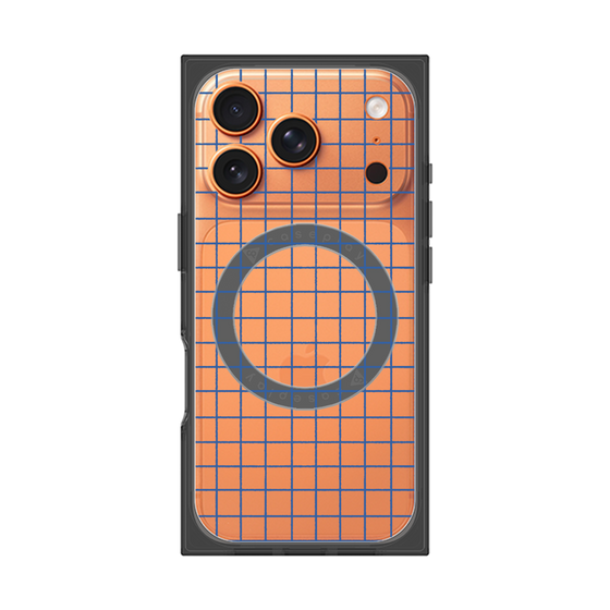 Premium Square Case with MagSafe［ Original - Favorite Color Check - Blue ］