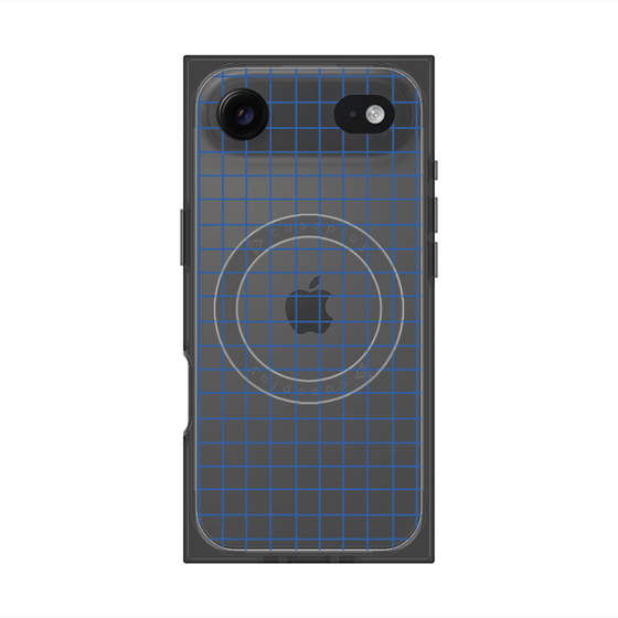 Premium Square Case with MagSafe［ Original - Favorite Color Check - Blue ］