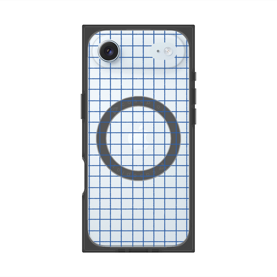 Premium Square Case with MagSafe［ Original - Favorite Color Check - Blue ］