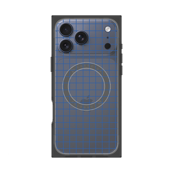 Premium Square Case with MagSafe［ Original - Favorite Color Check - Blue ］