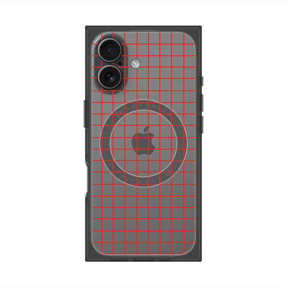 Premium Square Case with MagSafe［ Original - Favorite Color Check - Red ］