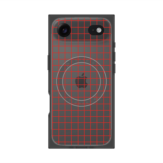 Premium Square Case with MagSafe［ Original - Favorite Color Check - Red ］