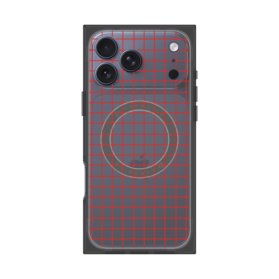 Premium Square Case with MagSafe［ Original - Favorite Color Check - Red ］