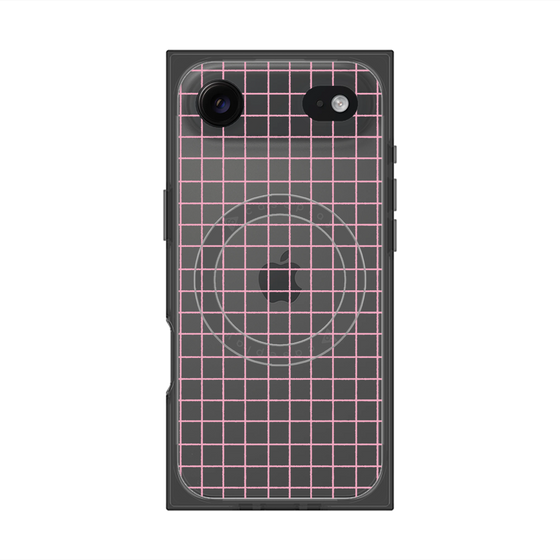 Premium Square Case with MagSafe［ Original - Favorite Color Check - Pink ］