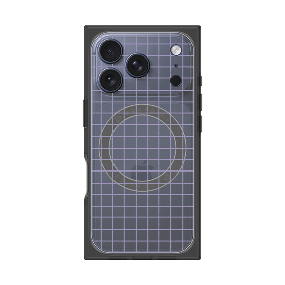 Premium Square Case with MagSafe［ Original - Favorite Color Check - Purple ］