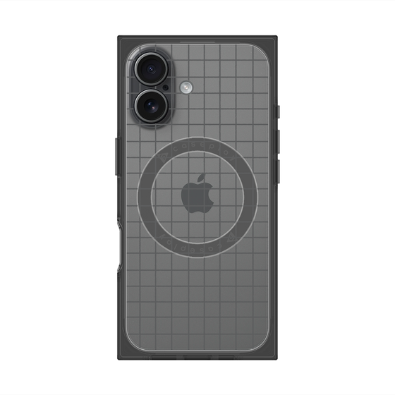 Premium Square Case with MagSafe［ Original - Favorite Color Check - Black ］