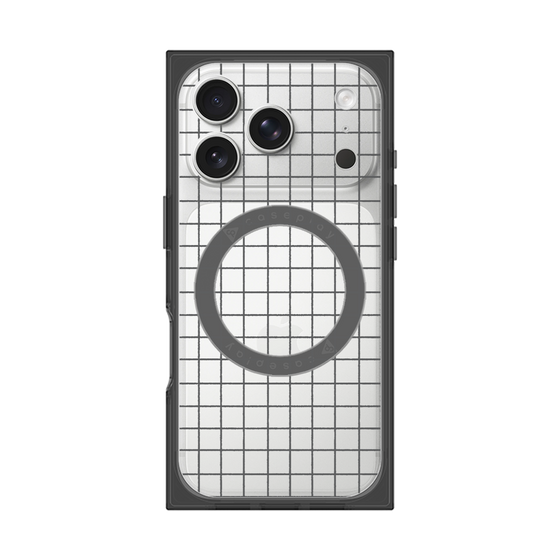 Premium Square Case with MagSafe［ Original - Favorite Color Check - Black ］