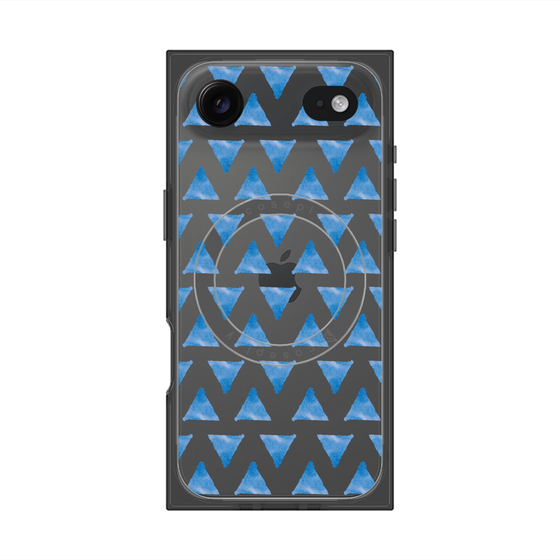 Premium Square Case with MagSafe［ Original - Favorite Color Triangle - Blue ］