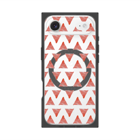 Premium Square Case with MagSafe［ Original - Favorite Color Triangle - Red ］