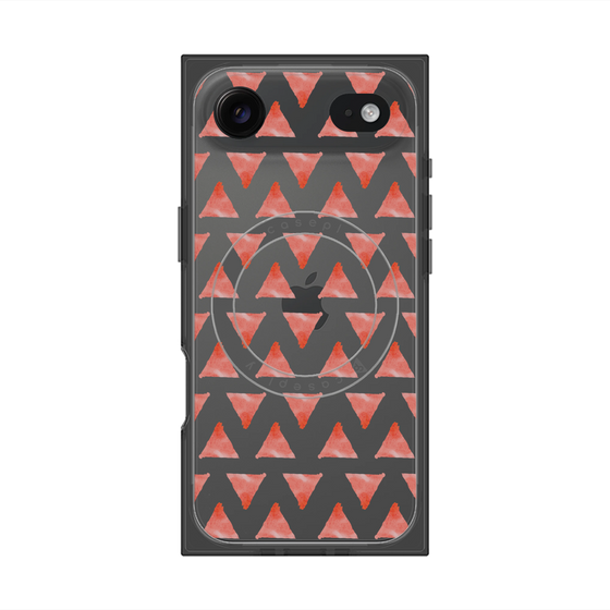 Premium Square Case with MagSafe［ Original - Favorite Color Triangle - Red ］