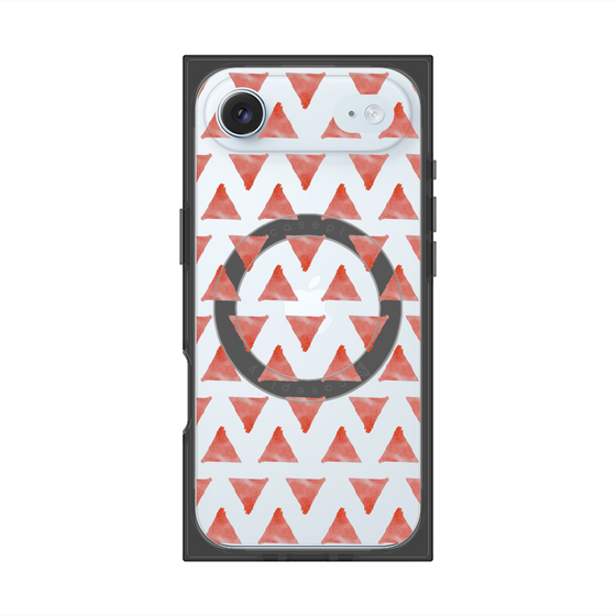 Premium Square Case with MagSafe［ Original - Favorite Color Triangle - Red ］