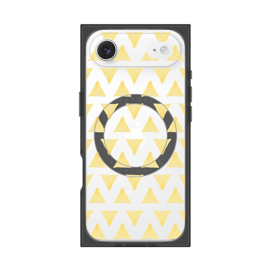 Premium Square Case with MagSafe［ Original - Favorite Color Triangle - Yellow ］