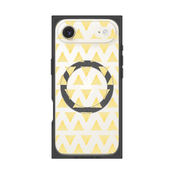 Premium Square Case with MagSafe［ Original - Favorite Color Triangle - Yellow ］