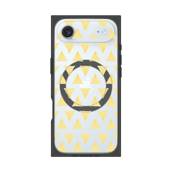 Premium Square Case with MagSafe［ Original - Favorite Color Triangle - Yellow ］