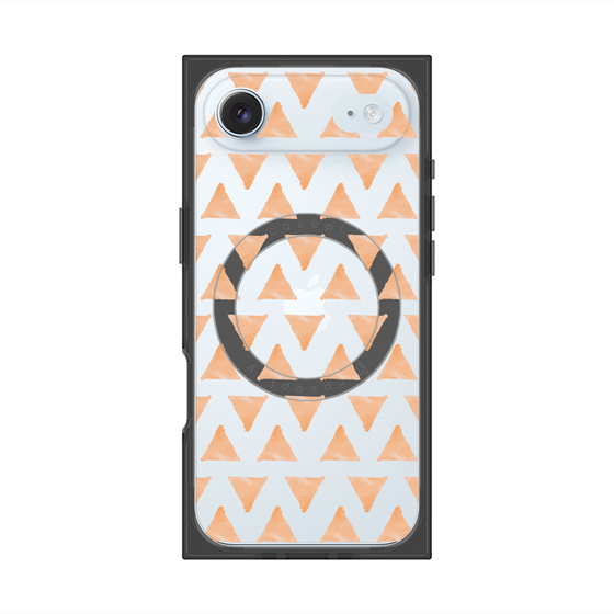 Premium Square Case with MagSafe［ Original - Favorite Color Triangle - Orange ］