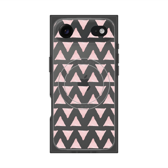 Premium Square Case with MagSafe［ Original - Favorite Color Triangle - Pink ］