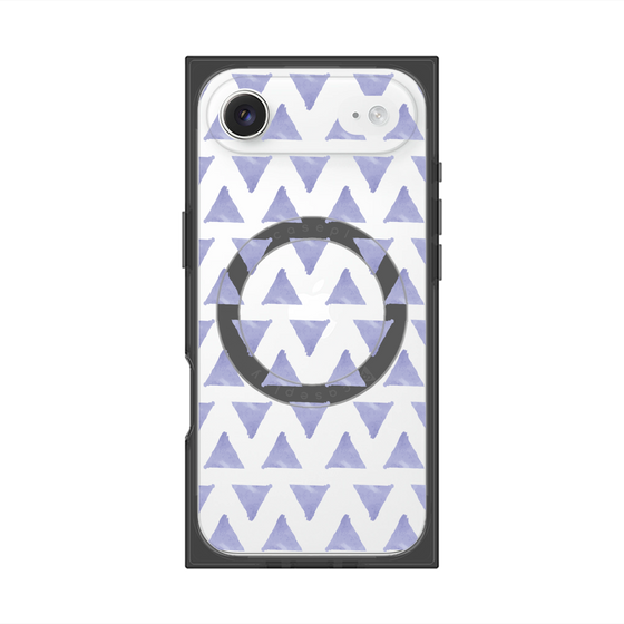Premium Square Case with MagSafe［ Original - Favorite Color Triangle - Purple ］