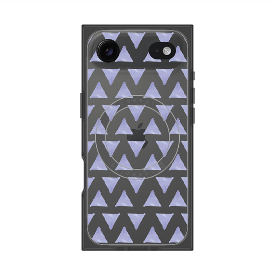 Premium Square Case with MagSafe［ Original - Favorite Color Triangle - Purple ］