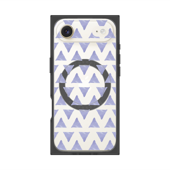 Premium Square Case with MagSafe［ Original - Favorite Color Triangle - Purple ］