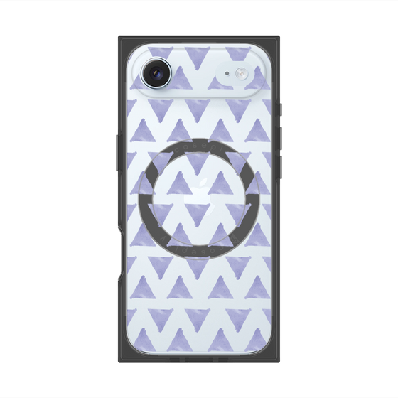 Premium Square Case with MagSafe［ Original - Favorite Color Triangle - Purple ］