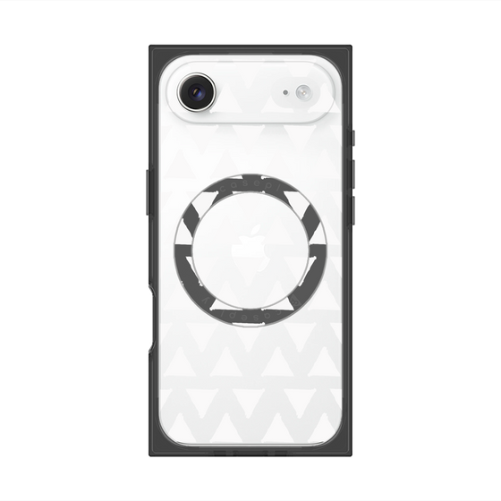 Premium Square Case with MagSafe［ Original - Favorite Color Triangle - White ］