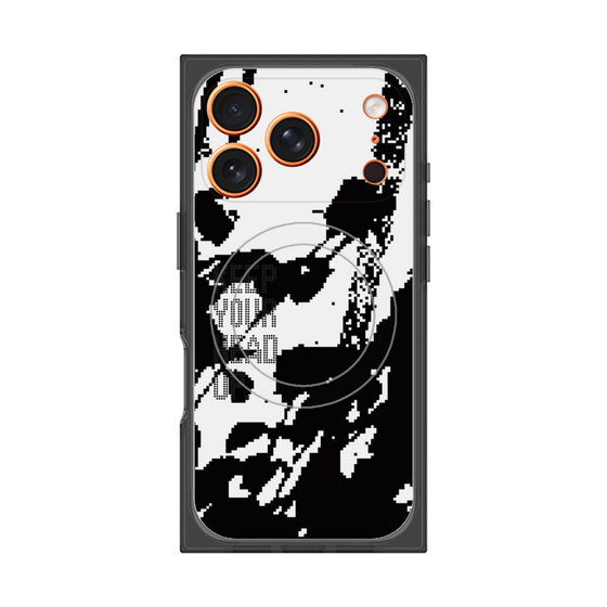 Premium Square Case with MagSafe［ Original - Dot Overlay - KEEP YOUR HEAD UP/C ］