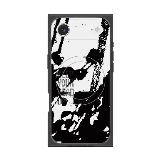 Premium Square Case with MagSafe［ Original - Dot Overlay - KEEP YOUR HEAD UP/C ］