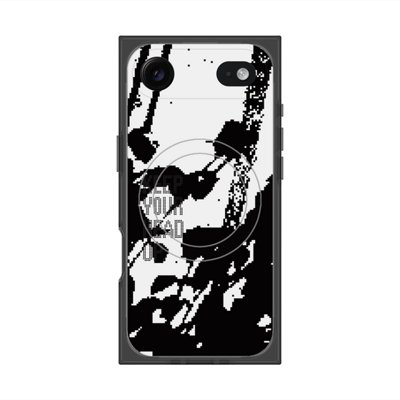 Premium Square Case with MagSafe［ Original - Dot Overlay - KEEP YOUR HEAD UP/C ］