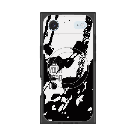 Premium Square Case with MagSafe［ Original - Dot Overlay - KEEP YOUR HEAD UP/C ］