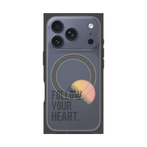 Premium Square Case with MagSafe［ Original - Dot Overlay - FOLLOW YOUR HEART/A ］