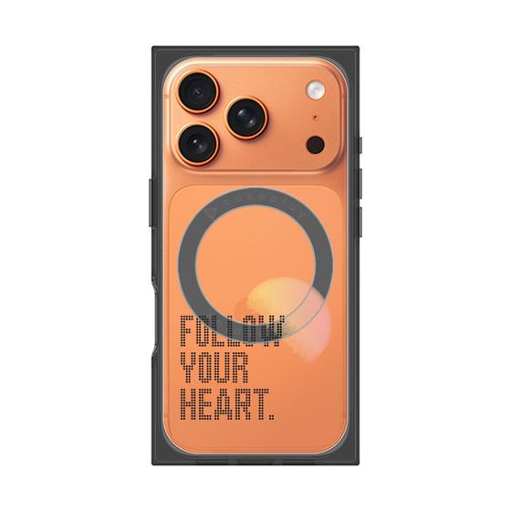 Premium Square Case with MagSafe［ Original - Dot Overlay - FOLLOW YOUR HEART/A ］