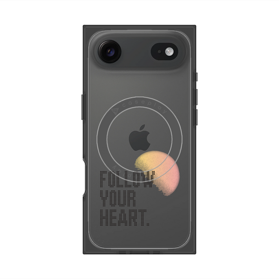 Premium Square Case with MagSafe［ Original - Dot Overlay - FOLLOW YOUR HEART/A ］