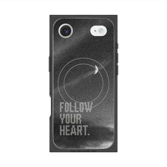 Premium Square Case with MagSafe［ Original - Dot Overlay - FOLLOW YOUR HEART/B ］