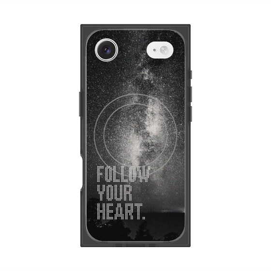 Premium Square Case with MagSafe［ Original - Dot Overlay - FOLLOW YOUR HEART/C ］