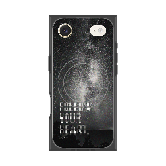 Premium Square Case with MagSafe［ Original - Dot Overlay - FOLLOW YOUR HEART/C ］