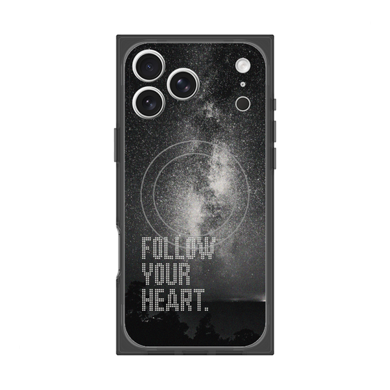 Premium Square Case with MagSafe［ Original - Dot Overlay - FOLLOW YOUR HEART/C ］