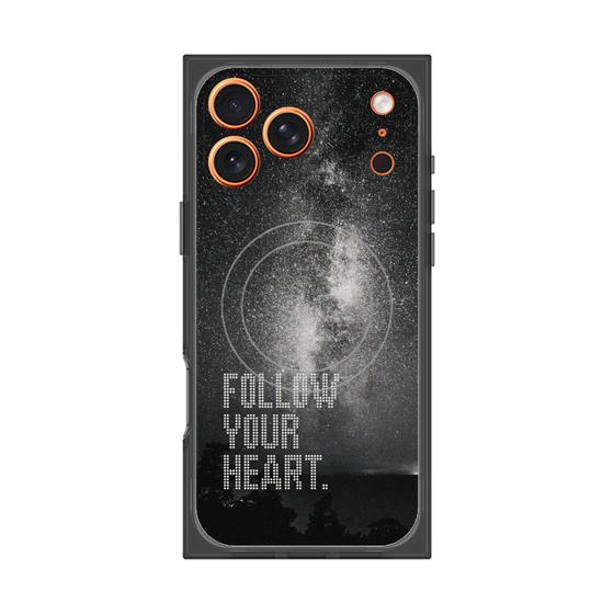 Premium Square Case with MagSafe［ Original - Dot Overlay - FOLLOW YOUR HEART/C ］