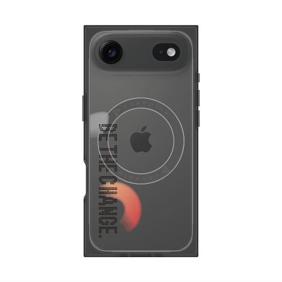 Premium Square Case with MagSafe［ Original - Dot Overlay - BE THE CHANGE/A ］