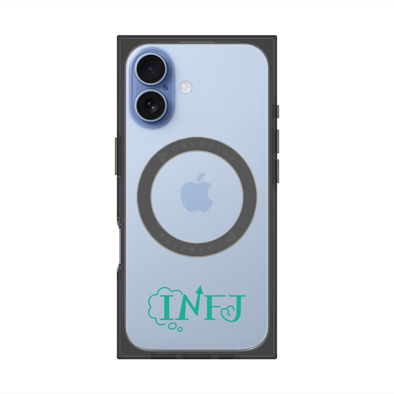Premium Square Case with MagSafe［ Original - INFJ Advocate - Alphabet ］