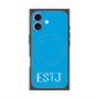 Premium Square Case with MagSafe［ Original - ESTJ Executive - Alphabet - Blue ］